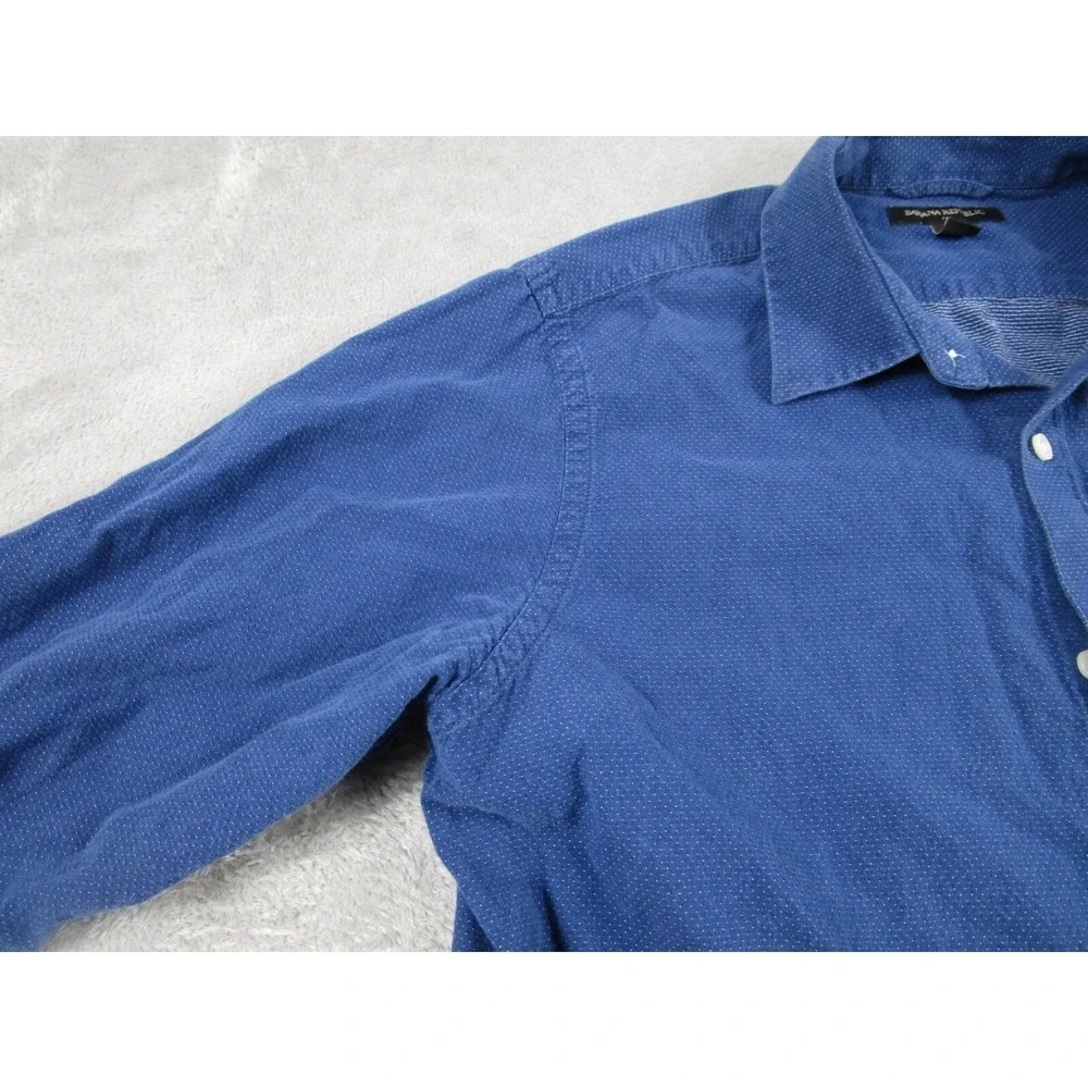 Banana Republic Shirt‎ Mens Medium Blue Button Down Long Sleeve Preppy